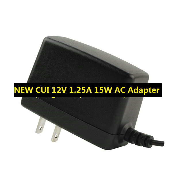 *100% Brand NEW*CUI INC.SWI15-12-N-P5 AC/DC WALL MOUNT 12V 1.25A 15W ADAPTER Free shipping!